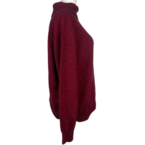 KAREN SCOTT WOMEN'S MARLED COTTON‎ TURTLENECK SWEATER - Picture 7 of 11